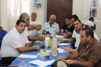 بالصور: إجتماع للسرايا الكشفية العربية في النادي الاسلامي بمدينة يافا 